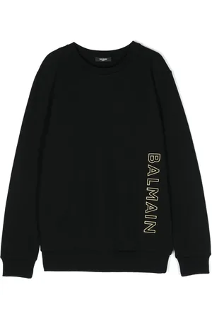Balmain Sudadera con logo en relieve