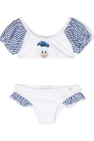 MONNALISA Bikini Donald Duck con volantes