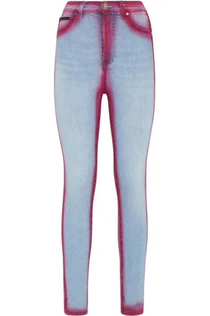 Philipp Plein Jeggins Super Fluo de talle alto