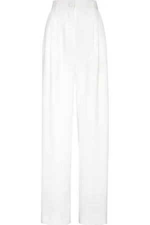 Philipp Plein Pantalones de vestir de talle alto