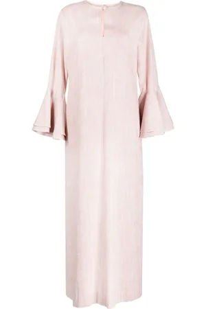 Bambah Vestido tipo caftán con volantes