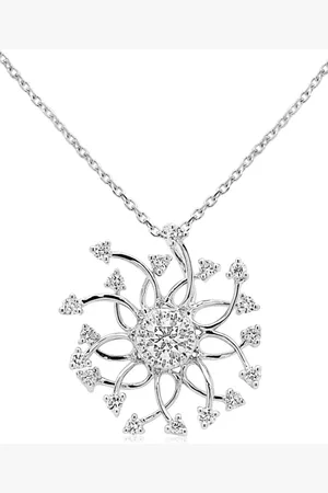 HYT Jewelry Collar con colgante en oro blanco de 18 ct con diamantes