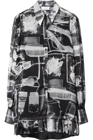 OFF-WHITE Vestido camisero con estampado X-Ray