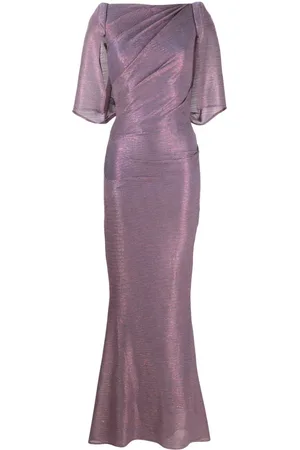 TALBOT RUNHOF Vestido de fiesta con efecto plisado