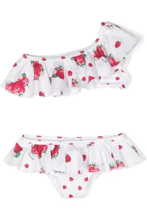 MONNALISA Bikini con estampado de fresas