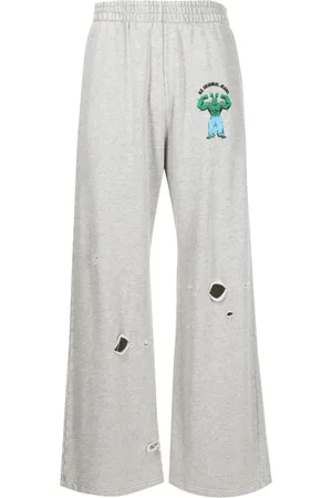 Natasha Zinko Pantalones de chándal con logo estampado