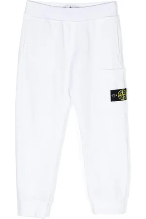 Stone Island Pantalones de chándal con distintivo Compass