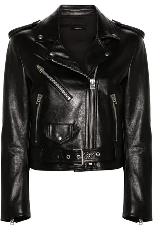 Tom Ford Chaqueta biker con cremallera
