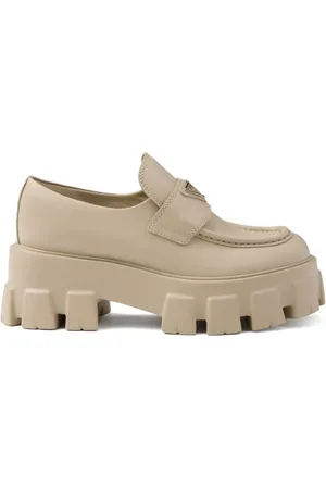 Prada Mocasines Monolith con logo triangular