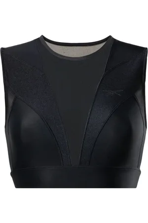 Reebok Top corto Butterfly semitranslúcido
