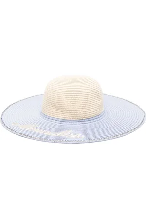 MONNALISA Sombrero de verano con logo bordado