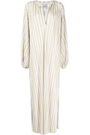 Bambah Vestido tipo caftán a rayas