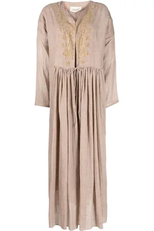 Bambah Vestido tipo caftán bordado