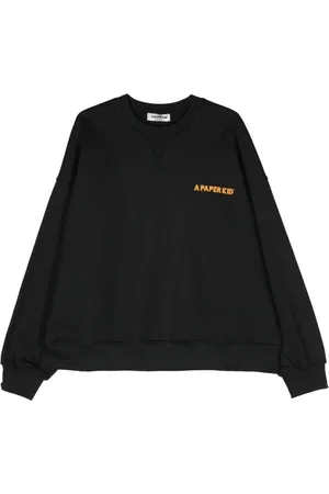 A PAPER KID Sudadera con logo estampado
