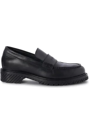 OFF-WHITE Mocasines Military con logo en relieve