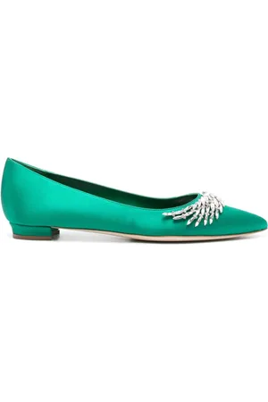 Manolo Blahnik Bailarinas Pluma