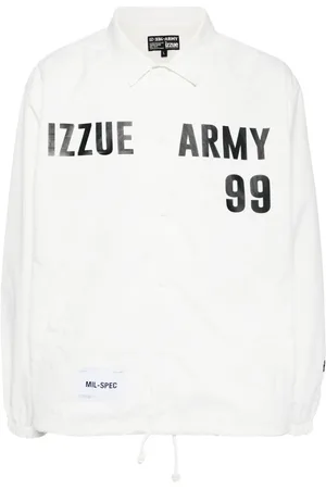 Izzue Chaqueta con logo estampado