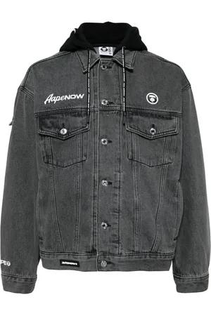 A Bathing Ape Chaqueta con capucha y aplique del logo