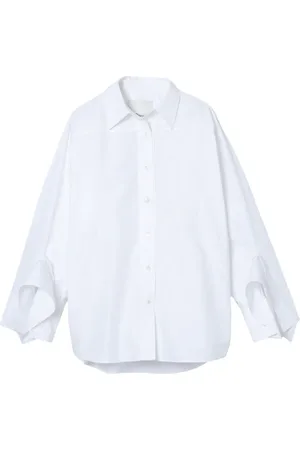 3.1 Phillip Lim Camisa con puños drapeados