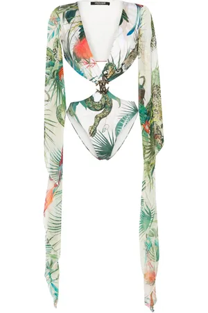 Roberto Cavalli Bañador con estampado Jungle