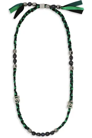 Dolce & Gabbana Collar Banano con placa del logo