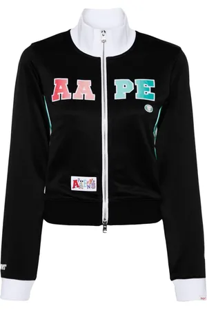 A Bathing Ape Chaqueta con logo y cremallera