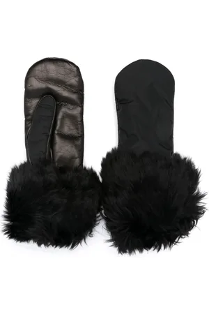 Prada Guantes de piel artificial