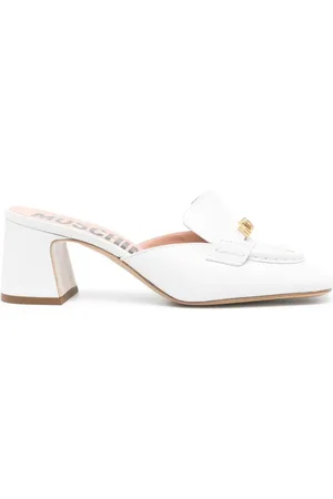 Moschino Mules con letras del logo