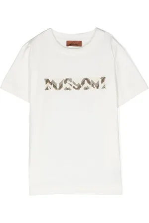 Missoni Camiseta con logo bordado