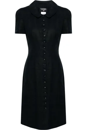 CHANEL Vestido corto con forro 1997