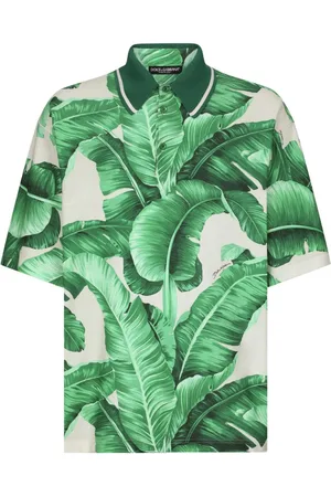 Dolce & Gabbana Polo oversize con bananero estampado