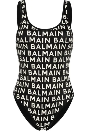 Balmain Bañador con logo estampado