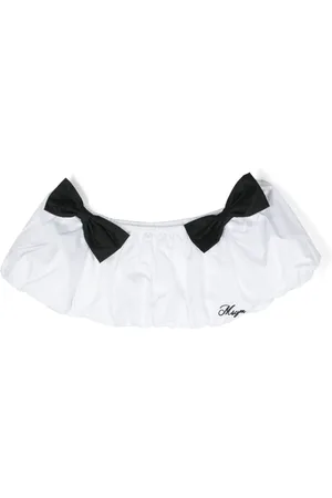 Msgm Top corto con detalle de lazo