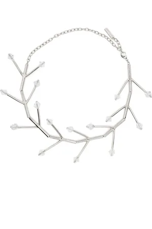 Hugo Kreit Collar Wishbone con apliques de cristales