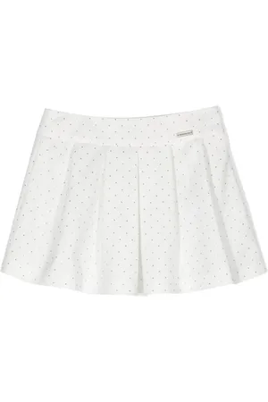 MONNALISA Falda con apliques de strass