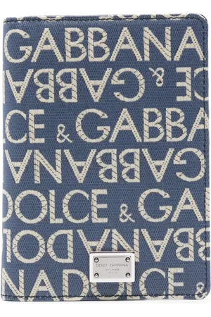 Dolce & Gabbana Tarjetero con logo en jacquard