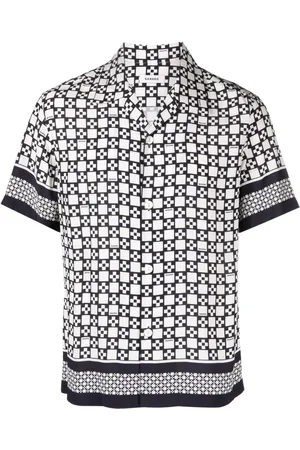Sandro Camisa Square Cross de manga corta