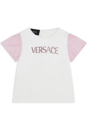 VERSACE Camiseta con apliques de cristal