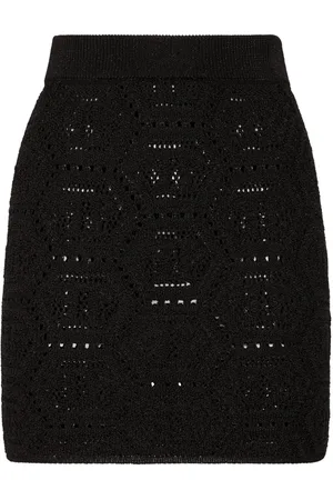 Philipp Plein Minifalda con monograma