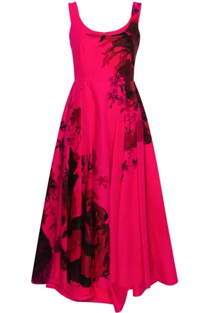 Erdem Vestido largo con motivo floral