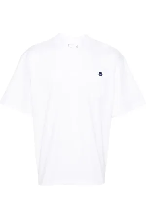 SACAI Camiseta con logo bordado