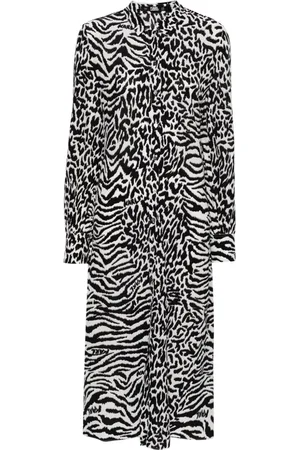 Karl Lagerfeld Vestido camisero con animal print