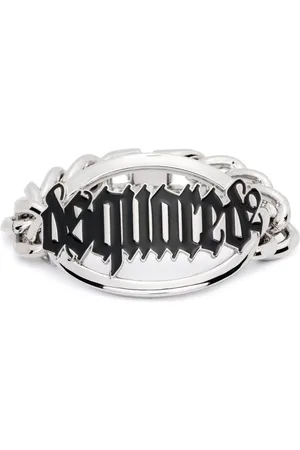 Dsquared2 Pulsera Gothic con placa del logo
