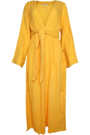 Mara Hoffman Vestido largo Blair con cuello en V