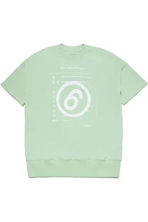 Maison Margiela Vestido tipo camiseta con logo