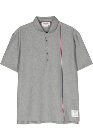 Thom Browne Polo con rayas RWB