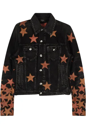 AMIRI Chaqueta vaquera Chemist con aplique de estrella