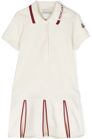 Moncler Vestido tipo polo con falda acampanada