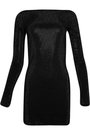 Alexander Wang Vestido corto con cuello barco
