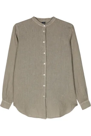 FAY Camisa con cuello mao